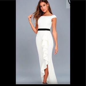 Lulu's ballroom white dress